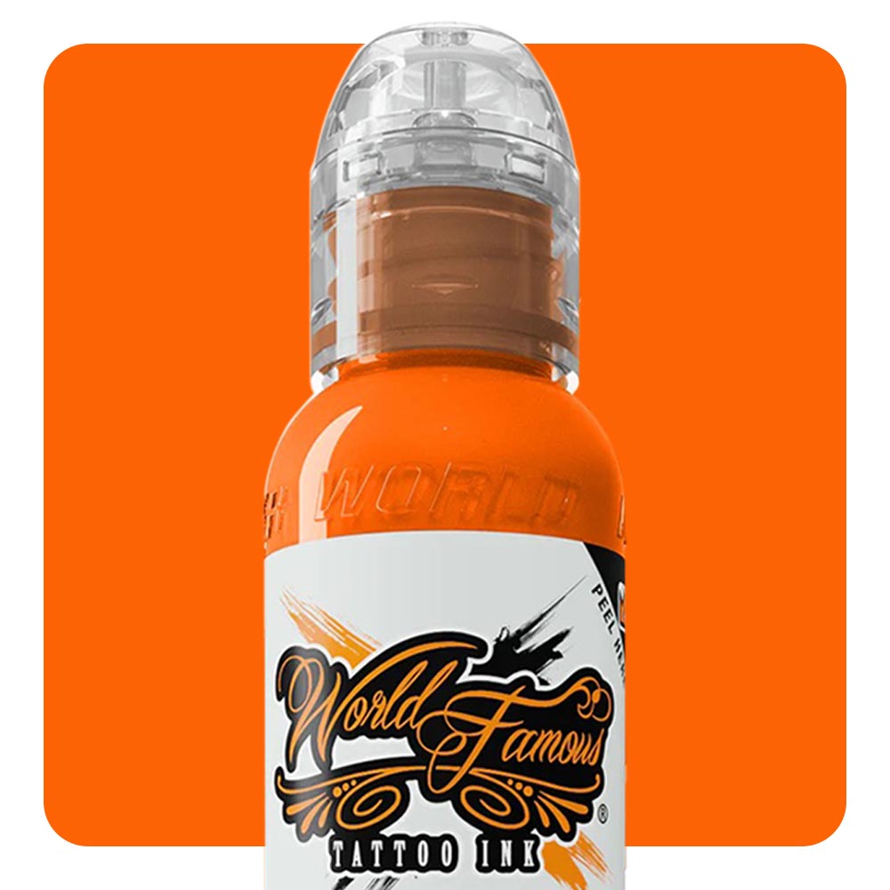 Everest Orange — World Famous Tattoo Ink — Pick Size