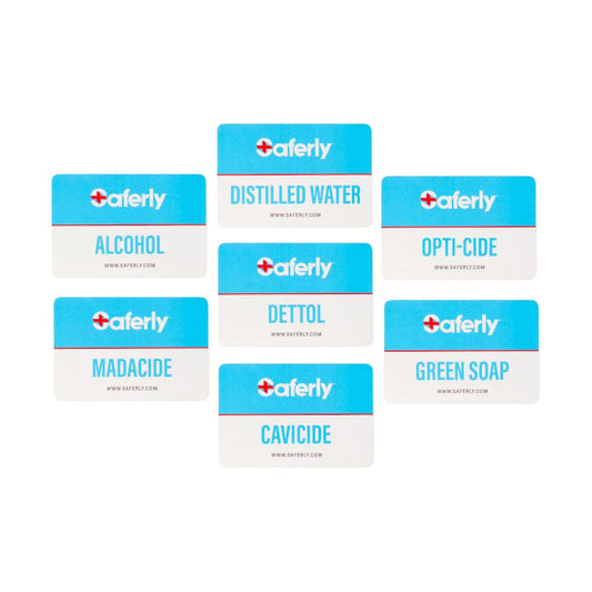 Saferly Bottle Labels — Pack of 5 — Pick Label Saferly Bottle Labels — Pack of 5 — Pick Label