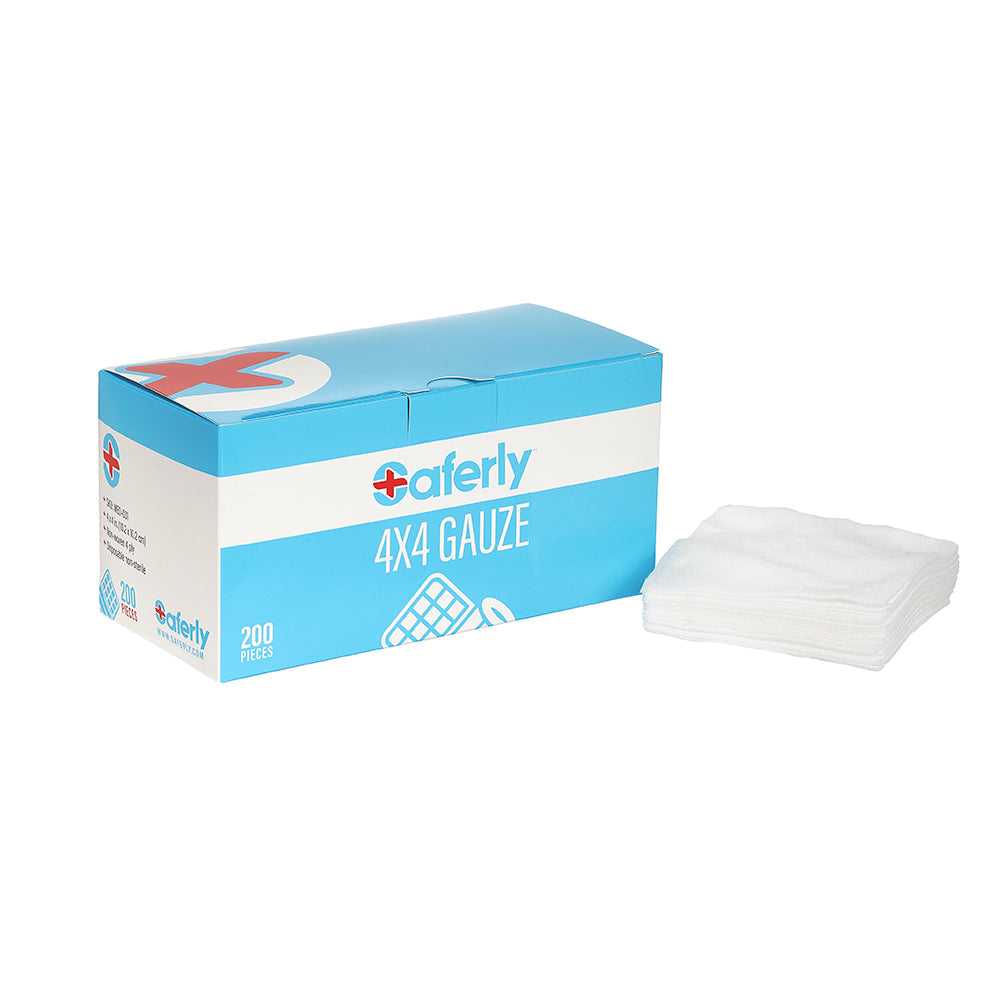 Saferly Gauze — Box of 200 — Pick Size