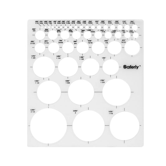 Saferly Areola + Nipple Reconstruction Template — Clear — Price Per 1 Saferly Areola + Nipple Reconstruction Template — Clear — Price Per 1