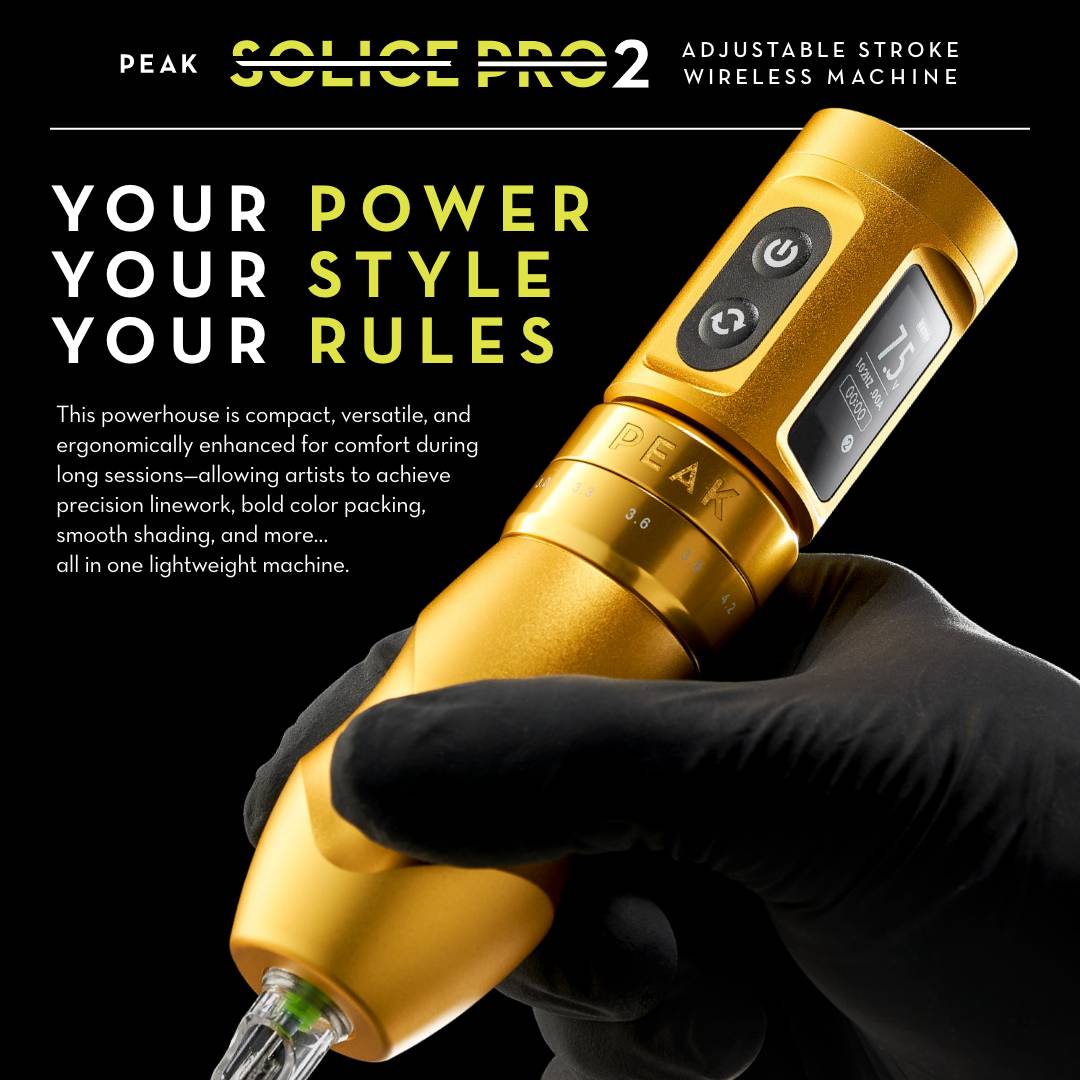 Peak Solice Pro 2 Wireless Tattoo Machine