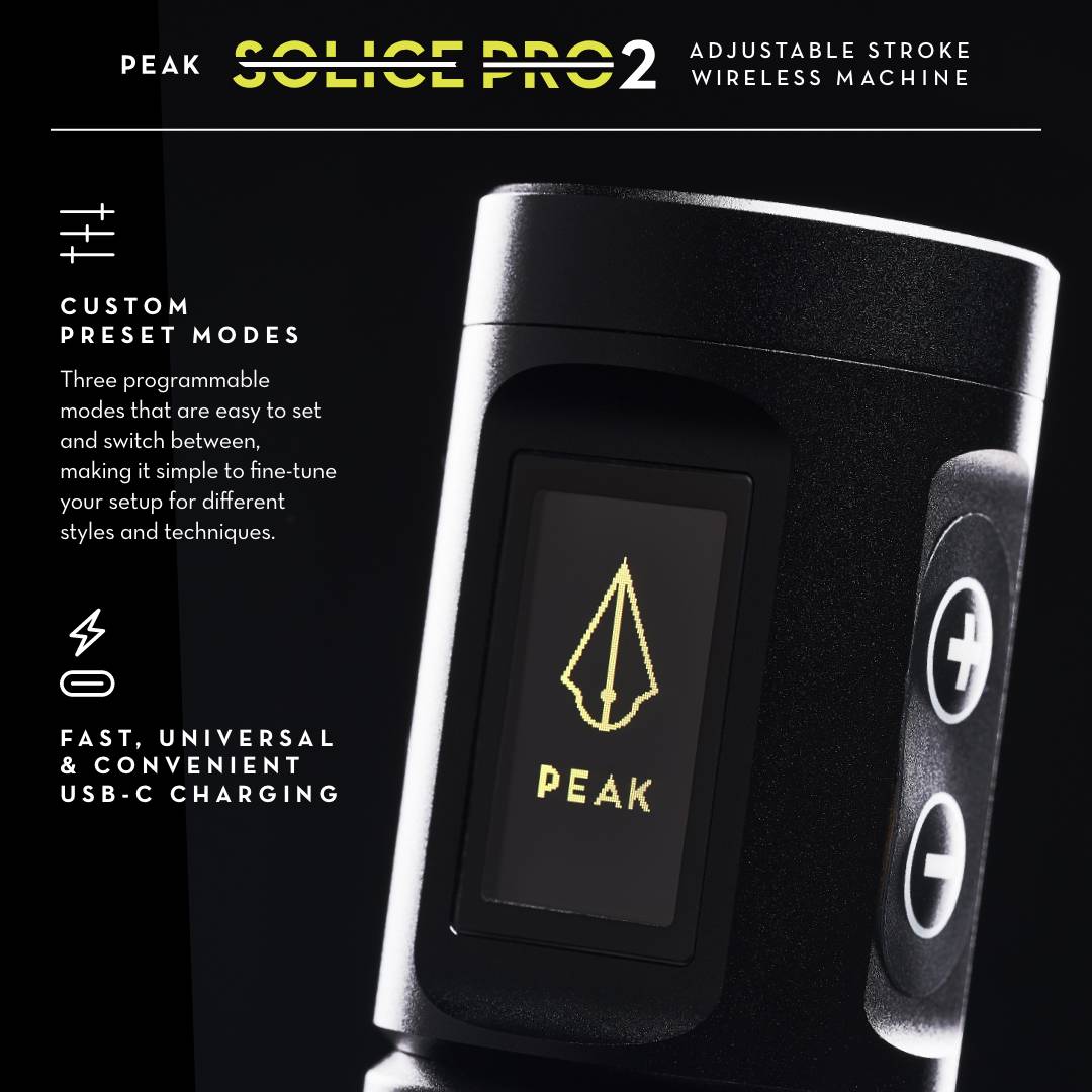 Peak Solice Pro 2 Wireless Tattoo Machine