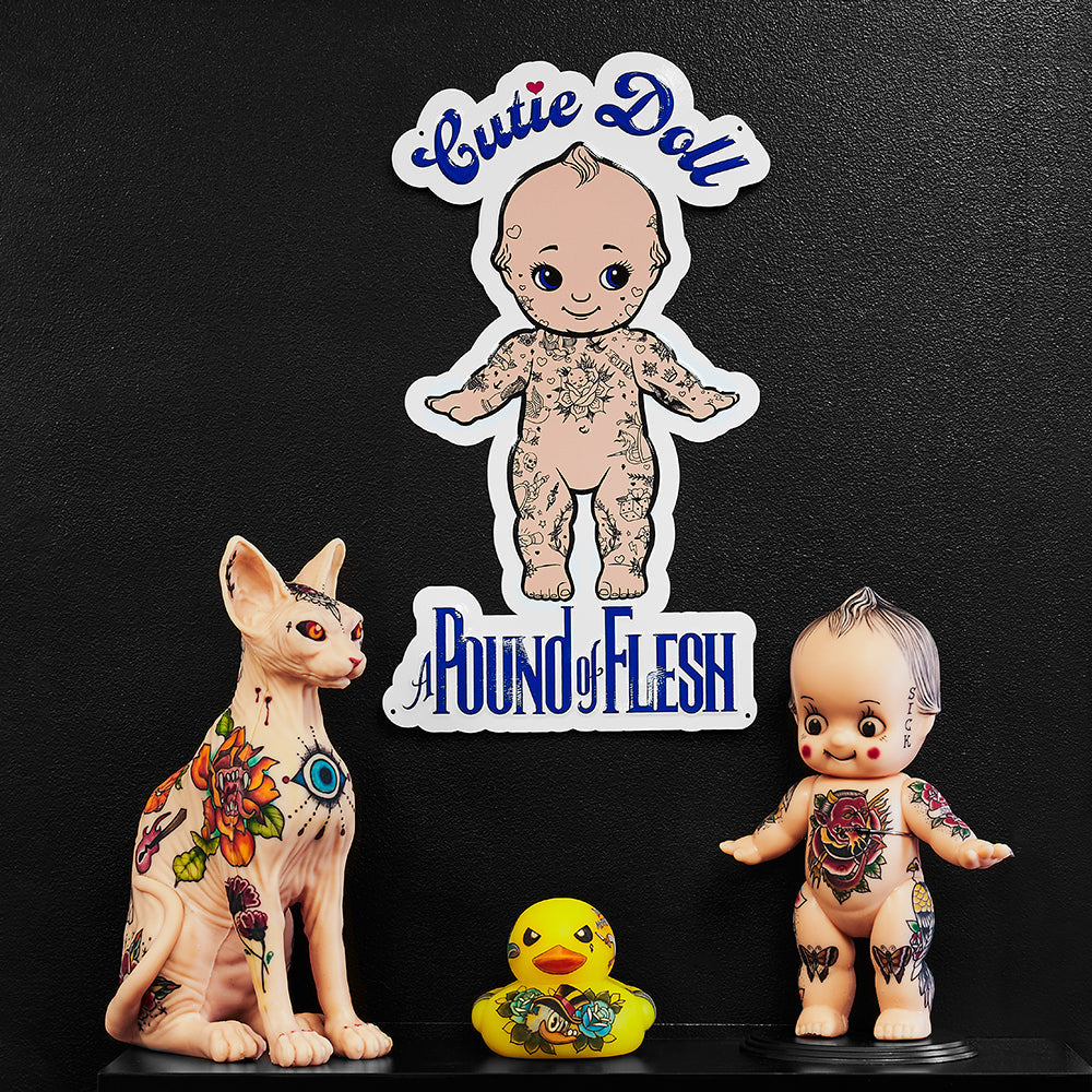 A Pound of Flesh Cutie Doll Tin Tacker — Price Per 1