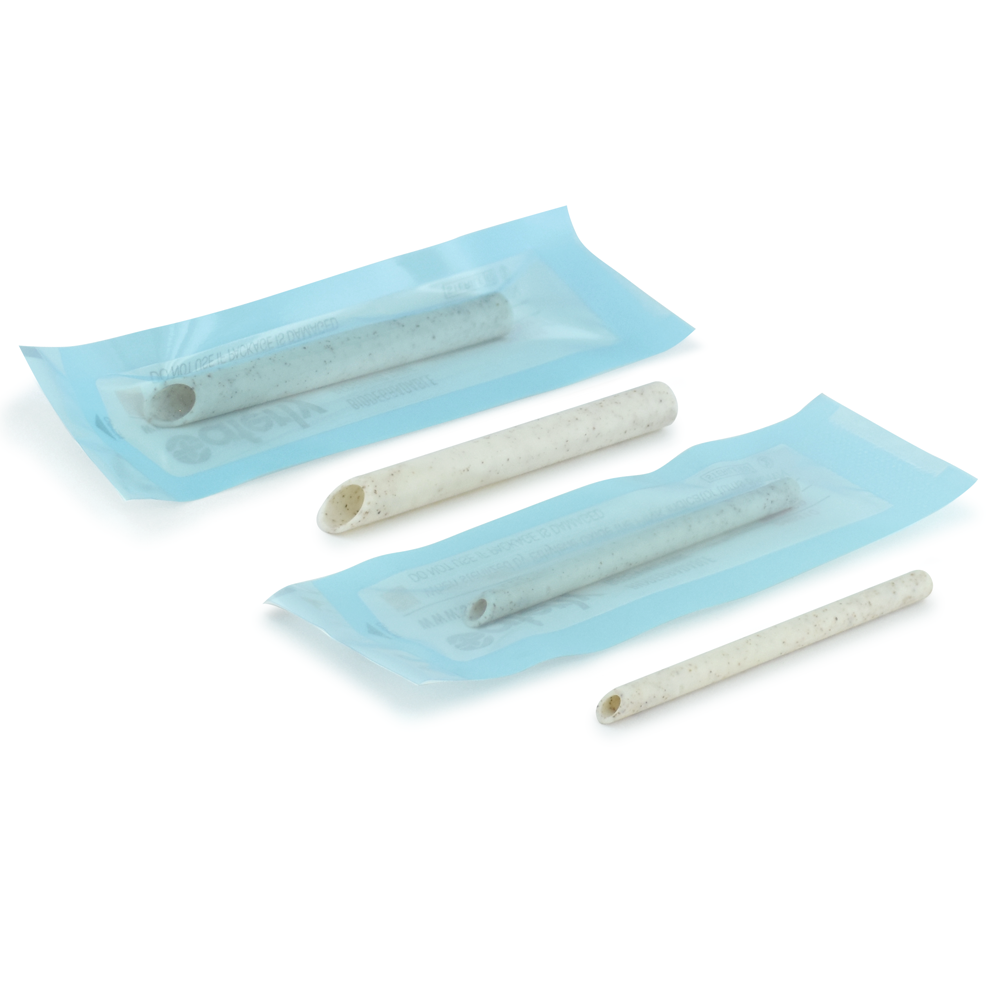 Saferly Biodegradable Receiving Tubes — Box of 50 — Pick Size