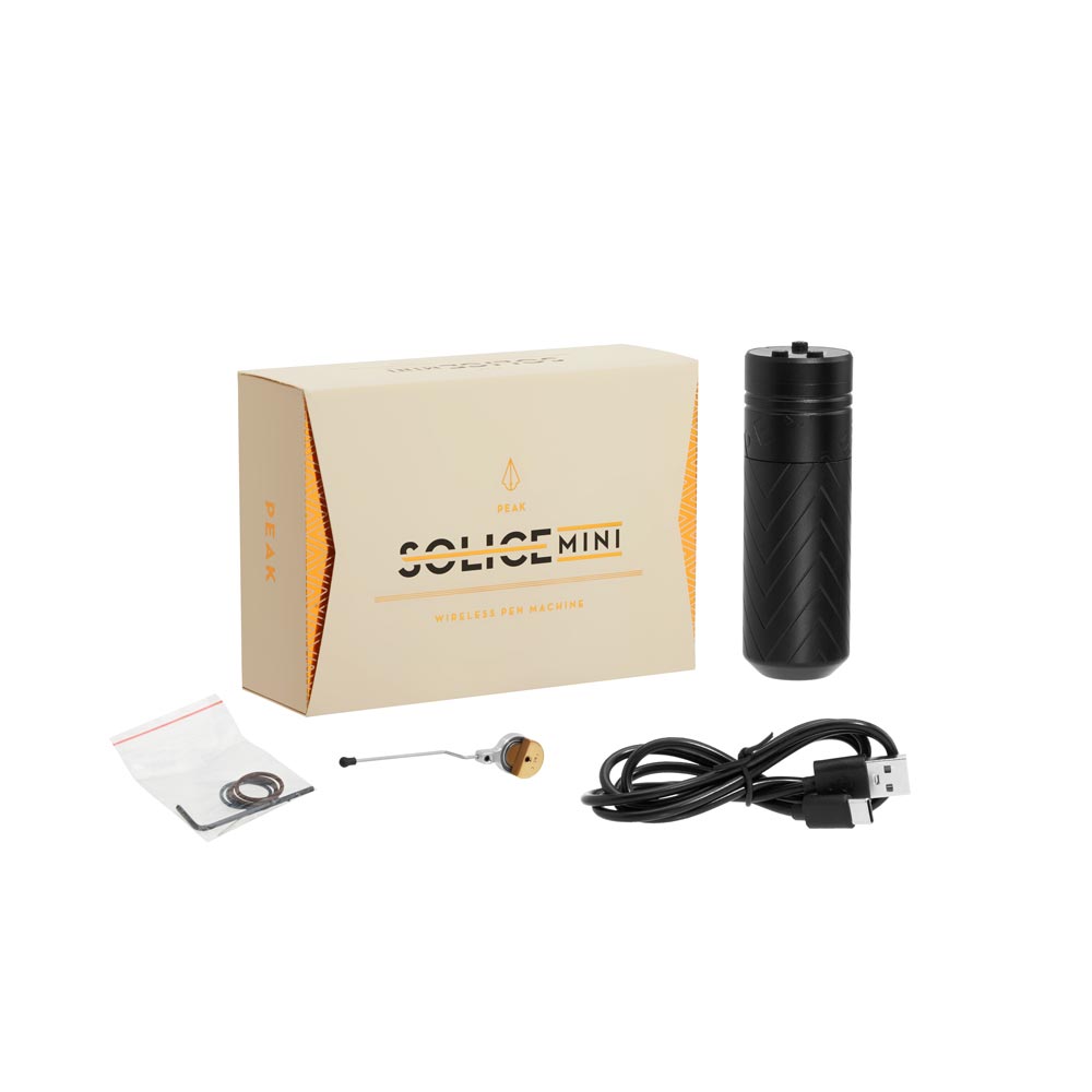 Solice Mini Wireless Pen Tattoo Machine — Black