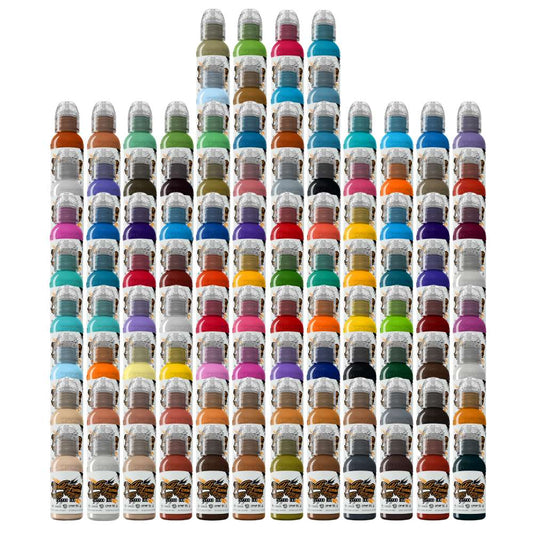 104 Color Set — World Famous Tattoo Ink — 1oz 104 Color Set — World Famous Tattoo Ink — 1oz