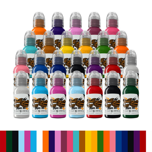 World Famous 25 color bottle set — 1oz