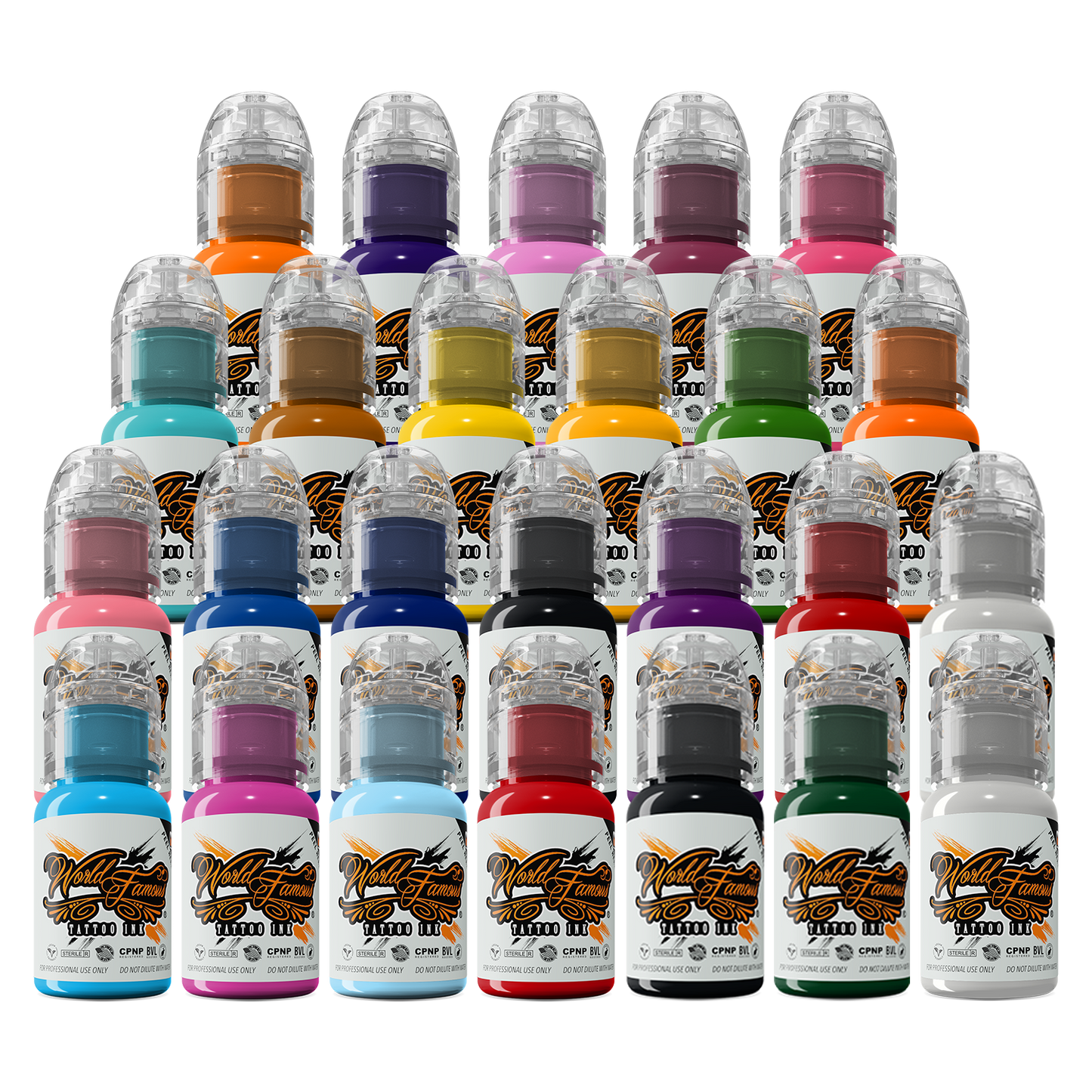 World Famous 25 color bottle set — 1oz