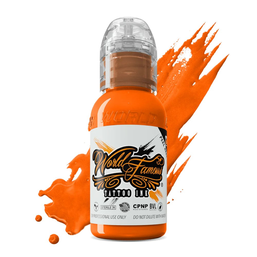 Everest Orange — World Famous Tattoo Ink — Pick Size