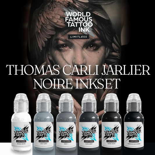 Thomas Carli Jarlier- Noire Ink Set — World Famous Tattoo Ink — Pick Size