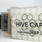 Hive Caps™ White Text Logo