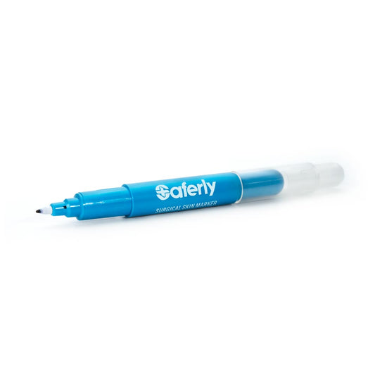 Saferly White Fine Tip Surgical Skin Marker — Pick Style