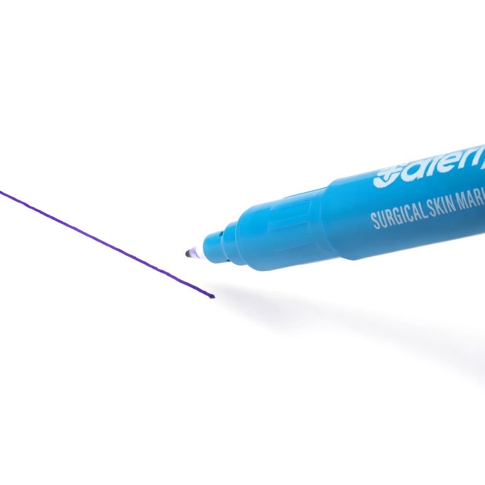 Saferly Purple or White Fine Tip Surgical Skin Marker — Pick Color