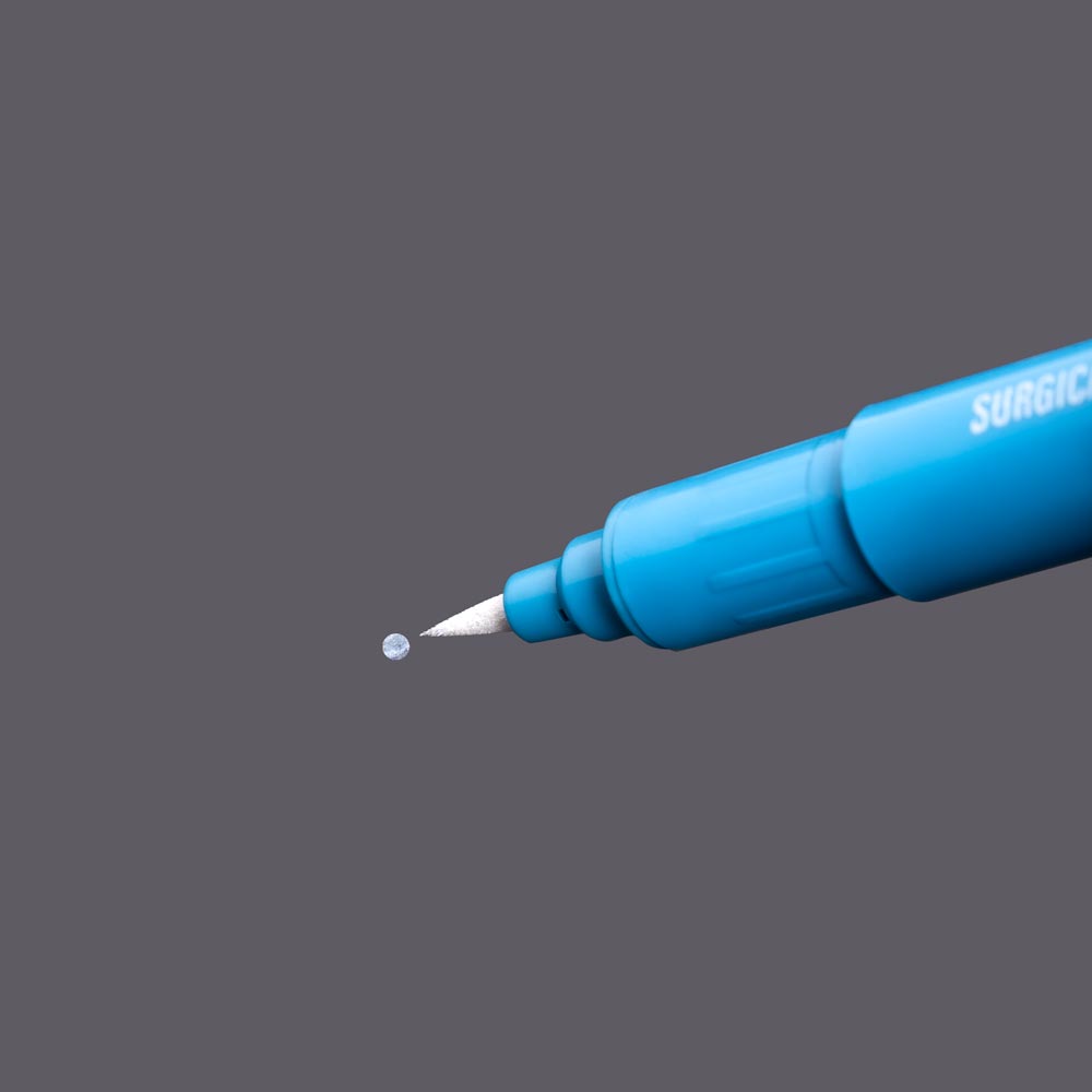 Saferly White Fine Tip Surgical Skin Marker — Pick Style