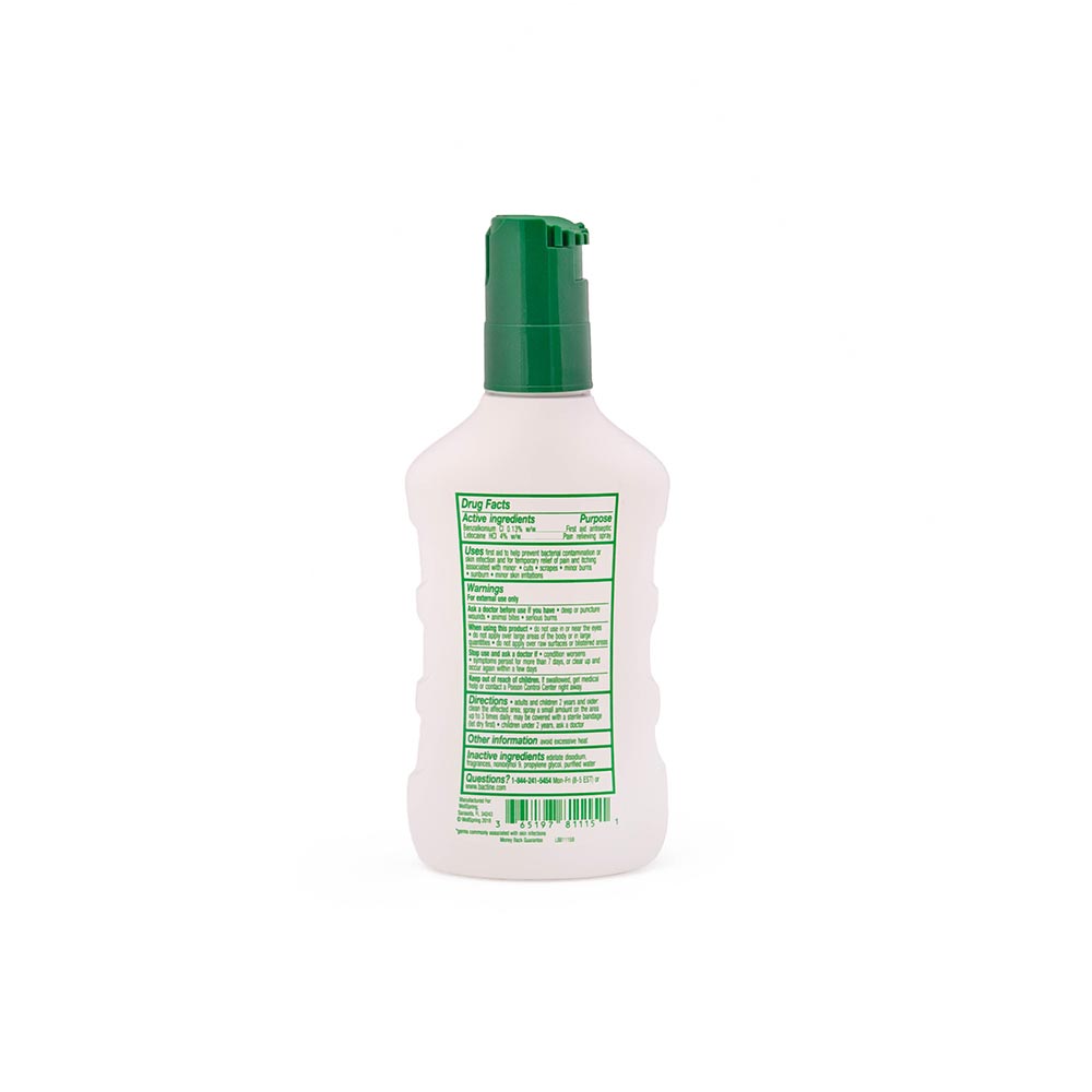 Bactine Max 5oz Spray Bottle — Front ViewBactine Max — First Aid Anesthetic & Antiseptic — 5oz Spray Bottle