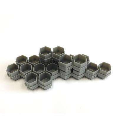 Deep Hive Caps with Ink 3Deep Hive Caps™ — Bag of 200 Ink Caps (50 Pieces) — Pick Color