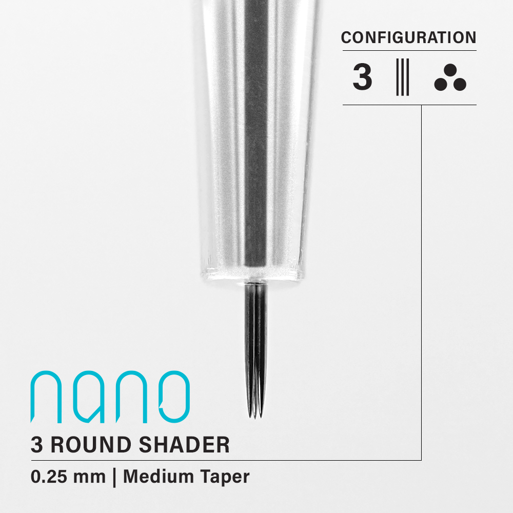 WARRIOR Round Shader 0,30 mm Tattoo Needle - T-10RS