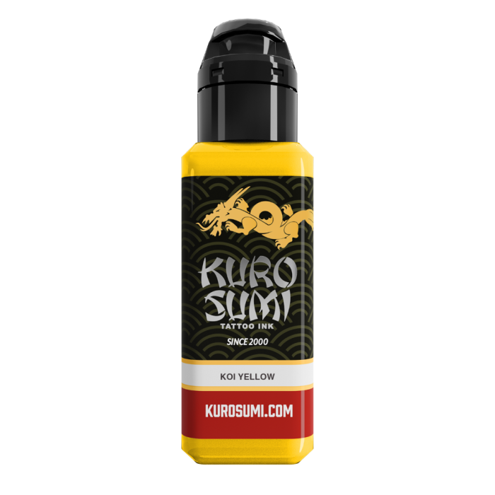 Koi Yellow | Kuro Sumi Tattoo Ink | 1/2oz